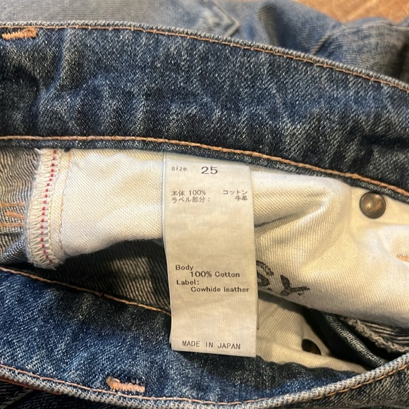 Moussy Marshall Distressed Tapered High Rise Jeans - Picture 14 of 15